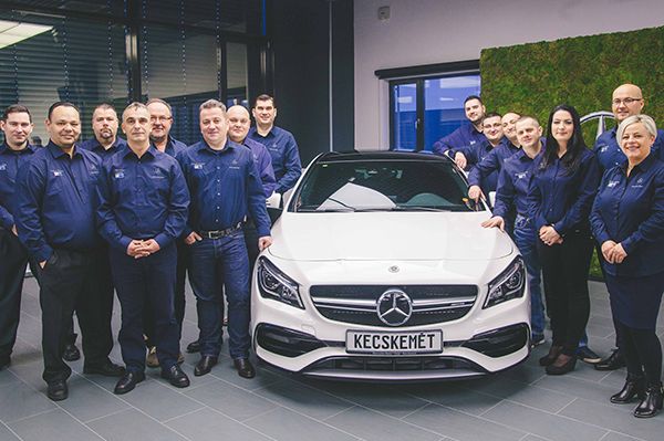 Diplomát kaptak a Mercedes-Benz művezetői