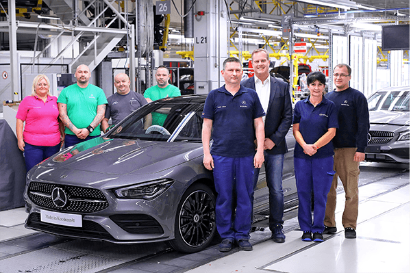 A Mercedes-Benz megkezdi Kecskeméten az új CLA Coupé gyártását