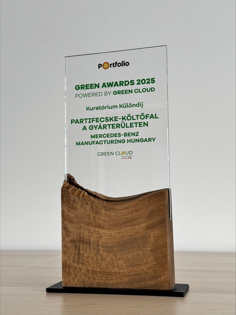 The environmental project of Mercedes-Benz Kecskemét was recognized with two awards